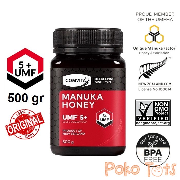 Comvita Manuka Honey UMF 5+ 500gr Madu Murni Alami 5+ UMF Original WHS