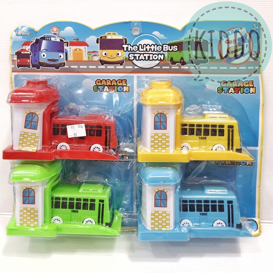 Mainan Bus Tayo - Mobil dan garasi Tayo - WG