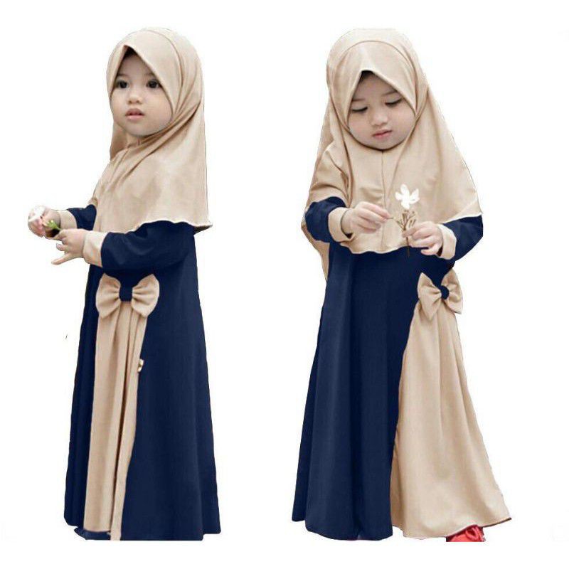FW3FASHION - Gamis Nana Kids Baju Muslim / Busana Muslim Anak Perempuan 2-10 tahun