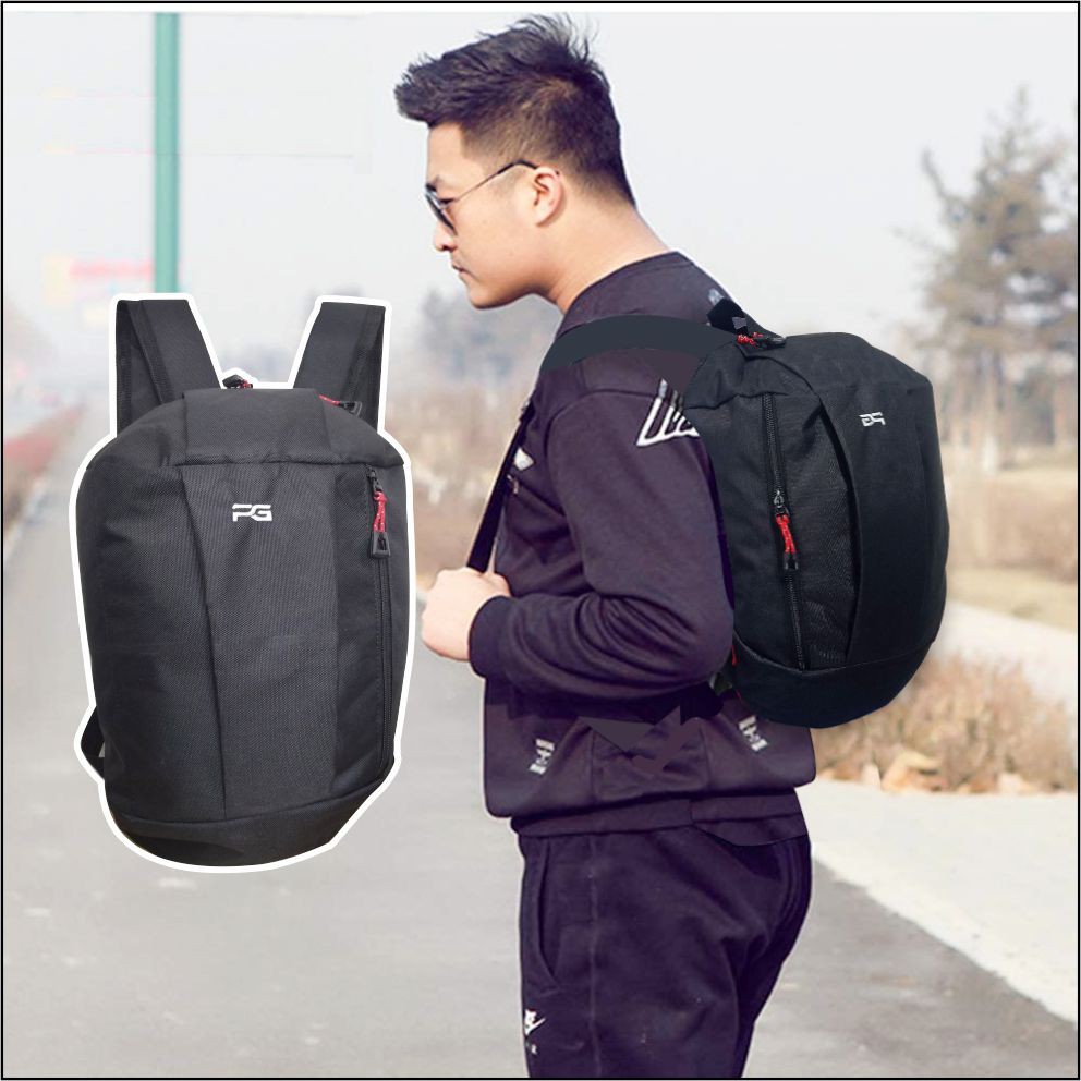 Tas Ransel Sport Kasual Polos Keren Murah Bagpack Pria PG - 8811