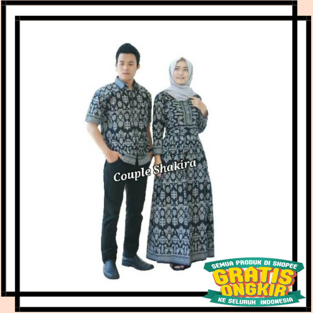 BATIK SEMARANG MURAH - TERBARU TERKINI / Keluarga Batik Couple Sarombit Seragaman Kondangan Tanah