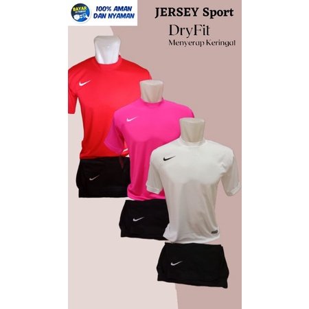 Setelan Stelan  Baju kaos  Jarsey Jersey Jersy Jersi jerssy Jersay Bola Futsal Putsal Badminton Voll