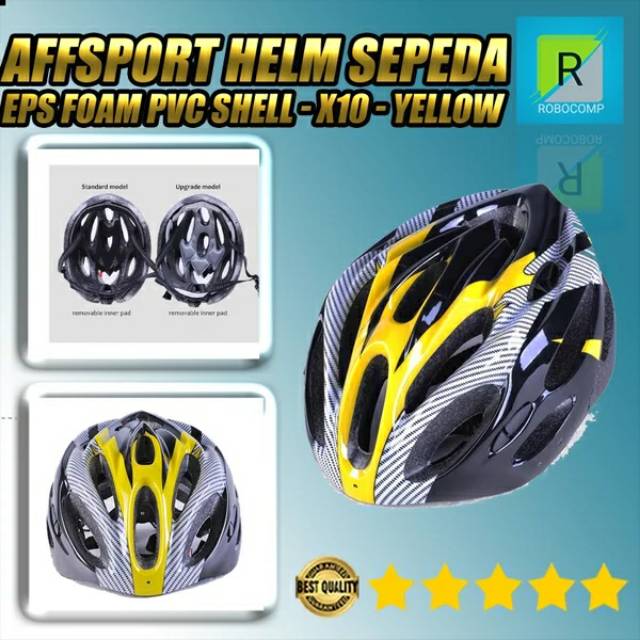 Helm Sepeda EPS Foam PVC Shell