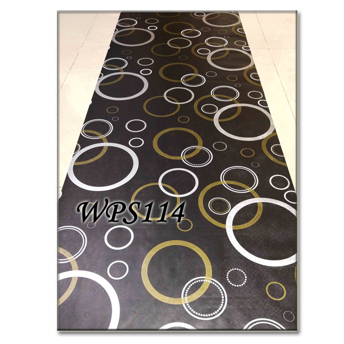 WPS114 BLACK N SILVER GOLD RING WALLPAPER STICKER STIKER DINDING TEMBOK RETRO KLASIK CLASSIC DIY KER