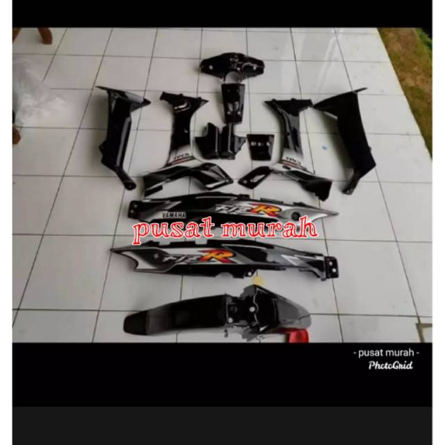 COVER BODY FULL HALUS F1ZR HITAM