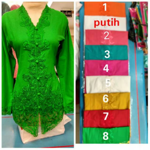 Kebaya bordir senada nayla