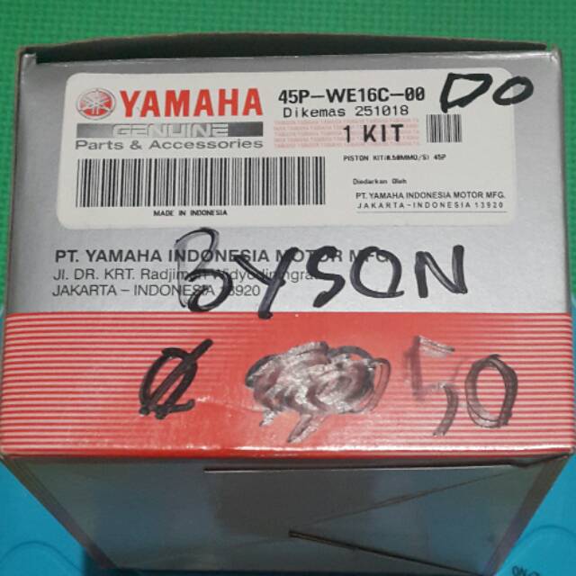Piston Kit Seher Kit Byson Yamaha 45P