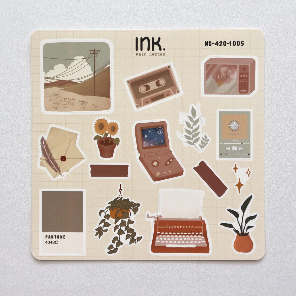 

INK.KAINKERTAS Sticker Sheet NS-420 Series / Stiker Ilustrasi