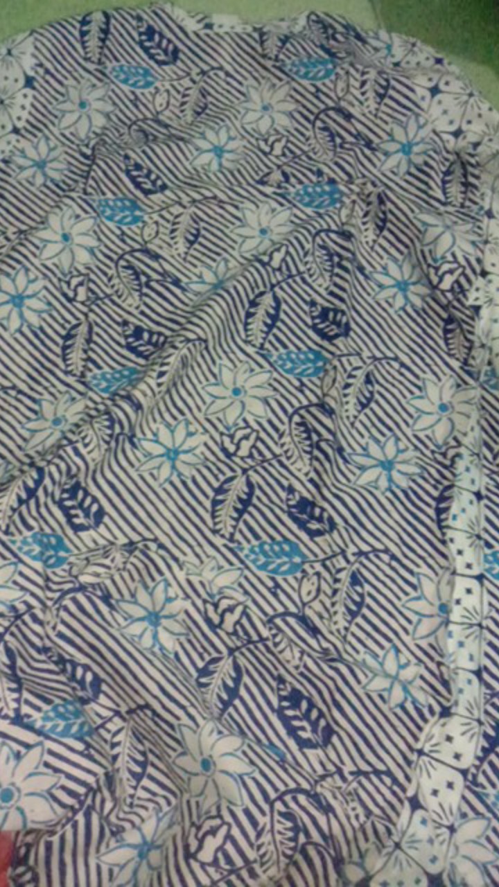 Batik Tunik Shibori Jumputan Terbar /zkl35 Yelbor Navbor / Merkunhi / Original..