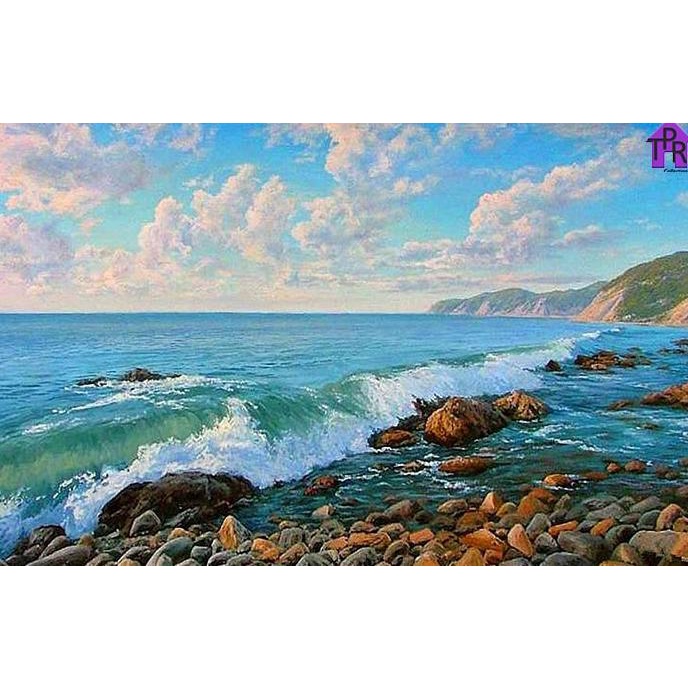 

Diskon DIY - Set Melukis / painting by number kit - NATURE 40x50cm. part-5 Diskon