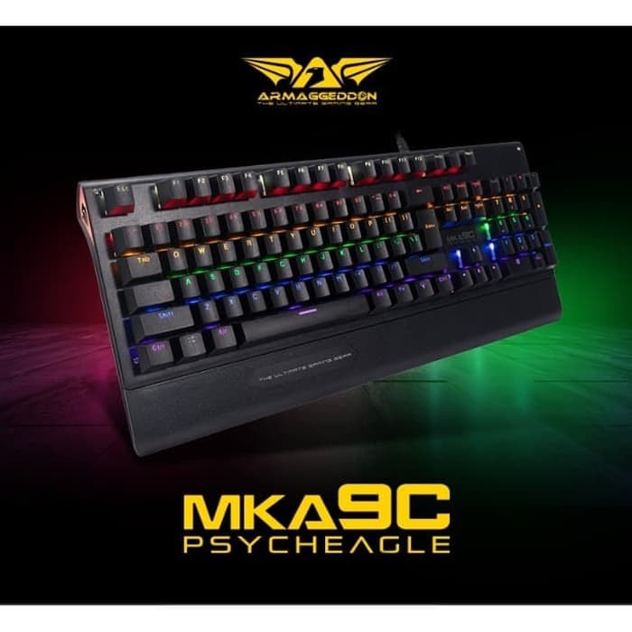 Armaggeddon MKA-9C Keyboard Gaming Mechanical Blue Switch MultiColour RGB