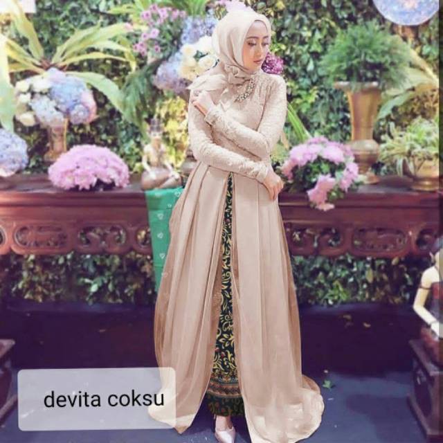 Gamis Wanita Muslim/Dress Muslim/Pakaian Muslim/Set Batik Wanita