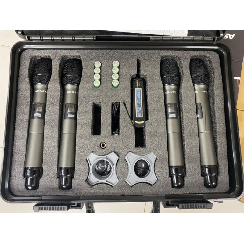 Mic Wireless Ashley WM Four 4 Mic Handle Original