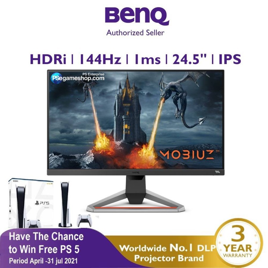 BenQ MOBIUZ EX2510 | 1ms IPS 144Hz Gaming Monitor