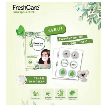 (PER PACK) ^ KYRA ^  FreshCare Eucalyptus Patch Stiker Tempel di Masker Fresh Care