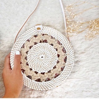 Tas rotan diamter 20 cm harga termurah Shopee Indonesia