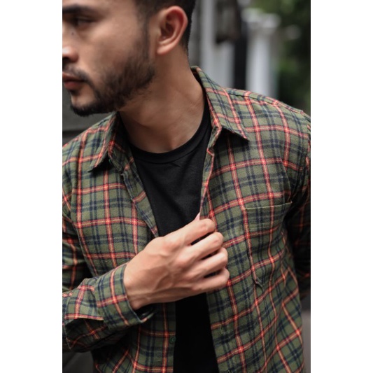 Mubeng X Bleed Limited Kemeja Flannel Code 08