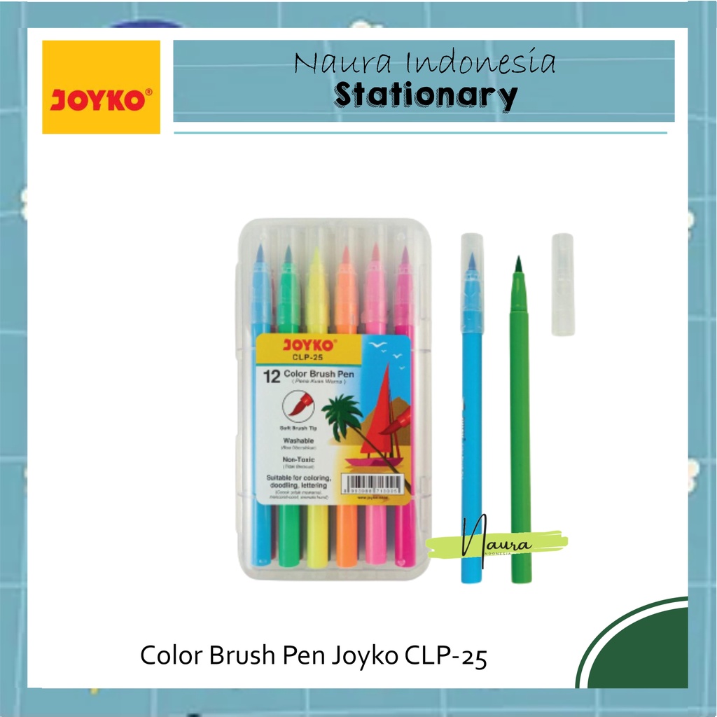 

Color Brush Pen Joyko CLP-25 | Brush Pen Joyko CLP-25