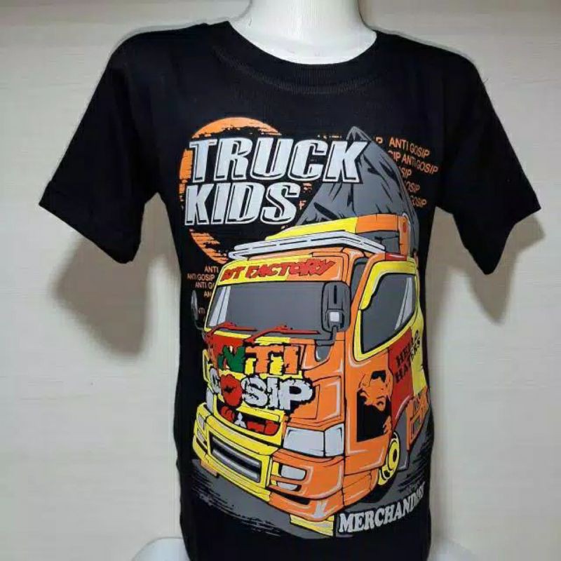 KAOS TRUK ANTI GOSIP ANAK KAOS TRUK OLENG ANAK BAJU TRUK ANTI GOSIP KAOS TRUK MANIA