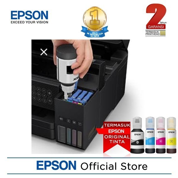 Jual Wtb002 Printer Epson Ecotank L6260 Print Scan Copy Wifi Duplex Original Shopee Indonesia 7182