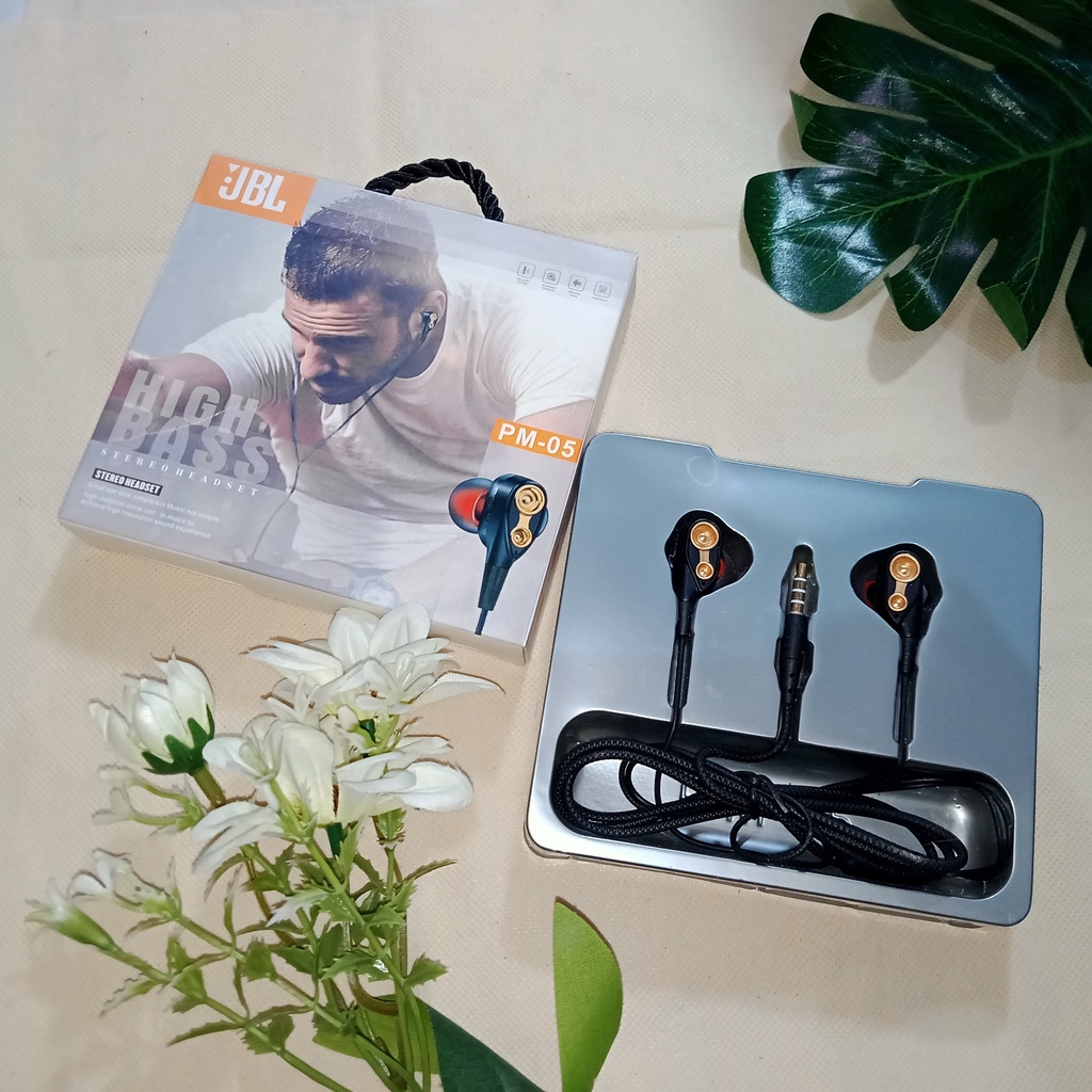 HEADSET JBL PM02 EXTRA BASS HiRes AUDIO HF JBL PM02