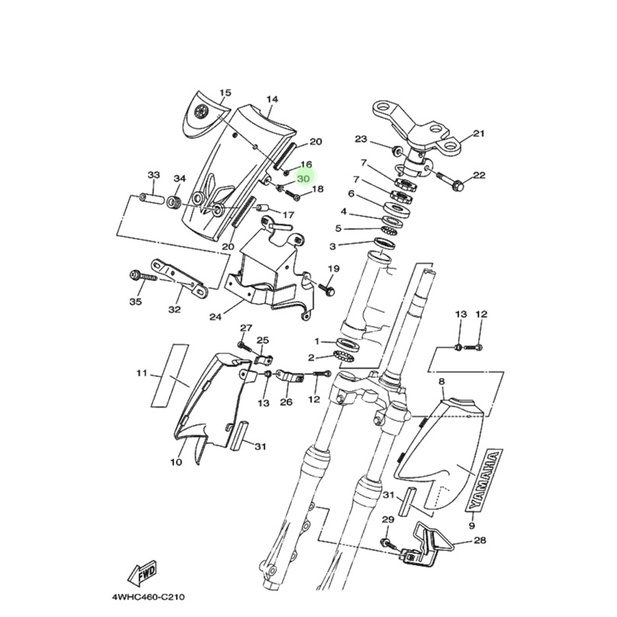 BOSH COLLAR UNTUK TAMENG PANEL DASI BAGIAN SAMPING F1ZR ORGINAL 90387-058M9