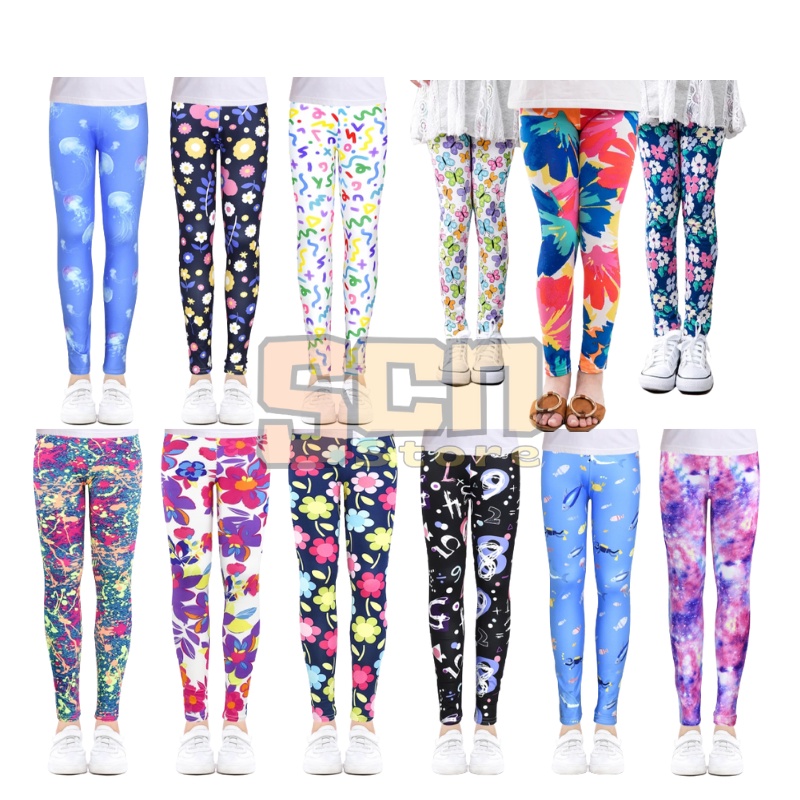 Legging Motif Anak Usia Bayi-12 Tahun // Celana Legging Anak Motif