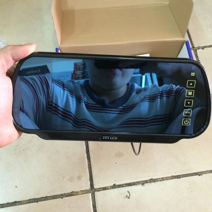 Promo TV SPION 7" Paket HEMAT GRATIS kamera mundur LED + Antena TV DIGITAL Murah Banget