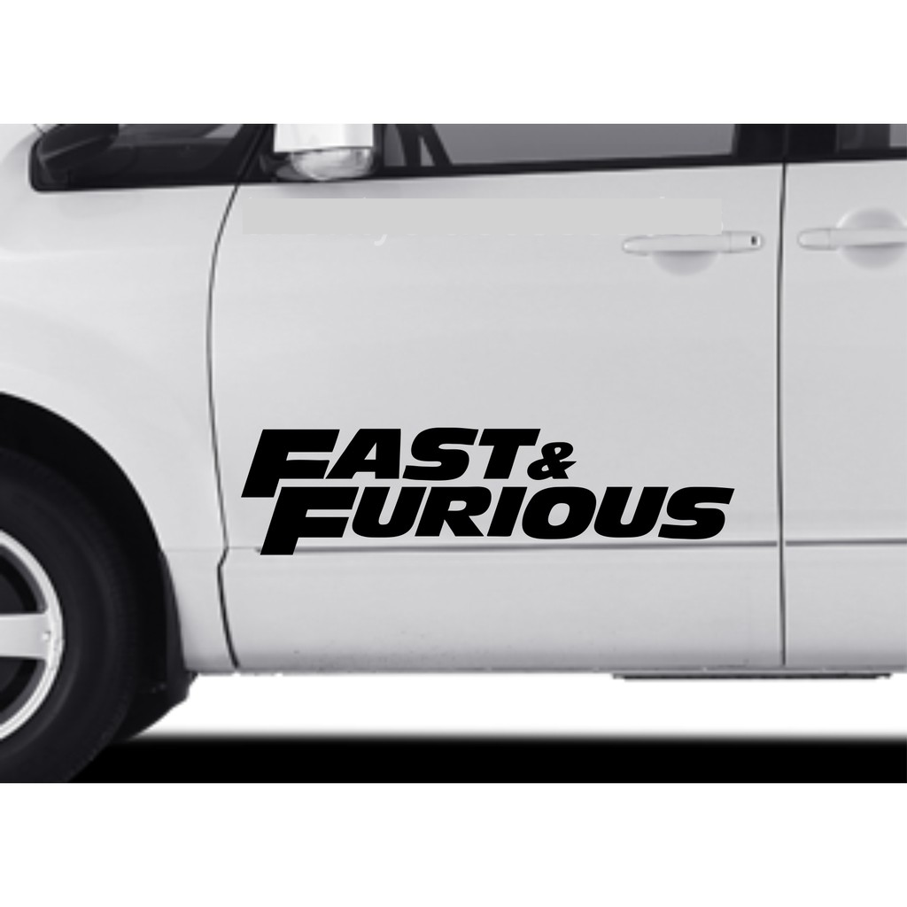 

CUTING STIKER STICKER MOTIF FAST AND FURIOUS