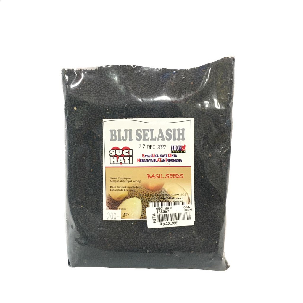 

Suci Hati Biji Selasih 200gr