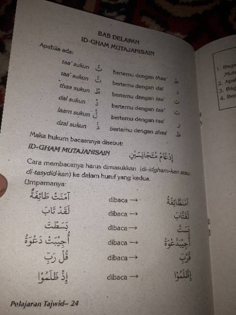Pelajaran Tajwid