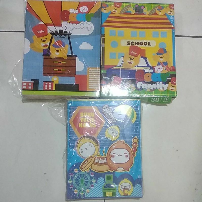 Buku Tulis Murah !!!! Buku Halus Kasar / Buku Kotak Besar / Buku Kotak Kecil