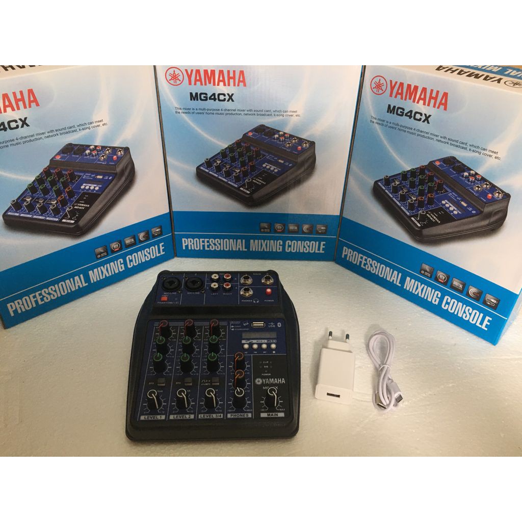 MIXER YAMAHA MG4CX MG 4 CX MG4 CX USB BLUETOOTH 4 CHANNEL MINI