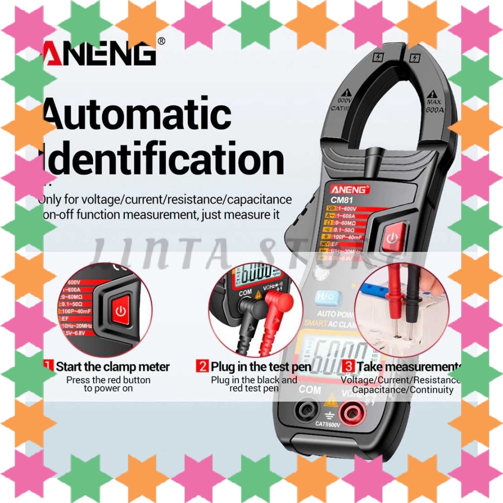 FREEONGKIR ANENG Digital Clamp Meter - CM81