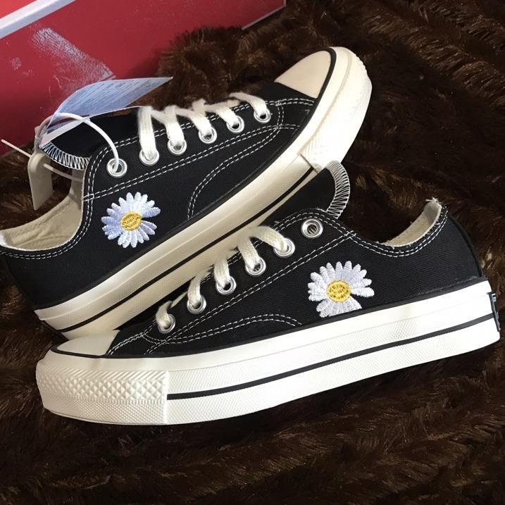 Banyak Dipakai.. SEPATU CONVERSE PEACE MINUS ONE BLACK LOW