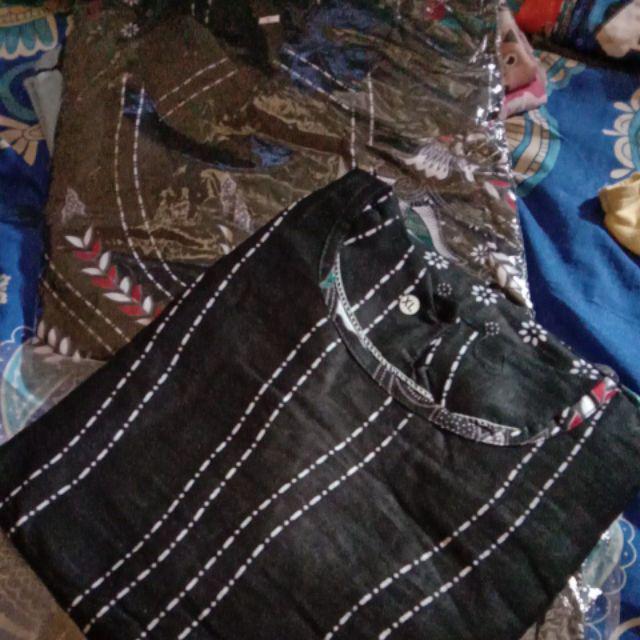 Batik Couple Keluarga Sania Ruffle Ori Ndoro Jowi Dnt Prasasti Abu