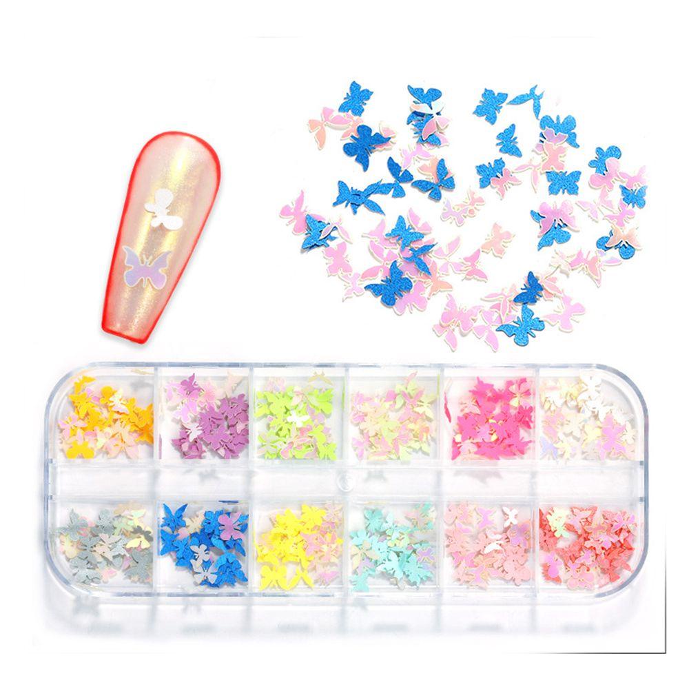Preva Nail Art Glitter Sequin Natal Stocking Ghost Skeleton Witch Glitter Untuk Kuku