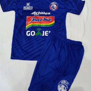  Baju  Jersey bola  anak setelan umur 3 4 tahun lusinan  