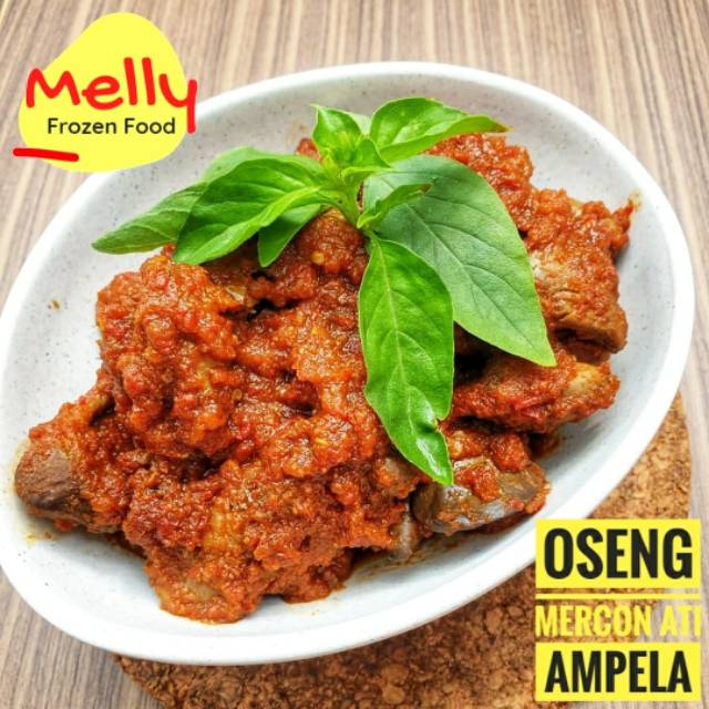 

OSENG ATI AMPELA MERCON FROZEN FOOD NYONYA MELLY (300 GR)