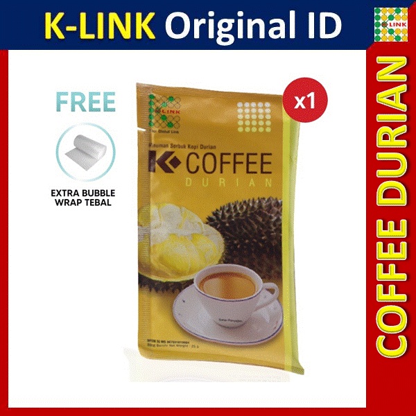 

K-COFFEE Durian Original K-Link 1 Sachet Kopi Aroma Durian K Link Official Store