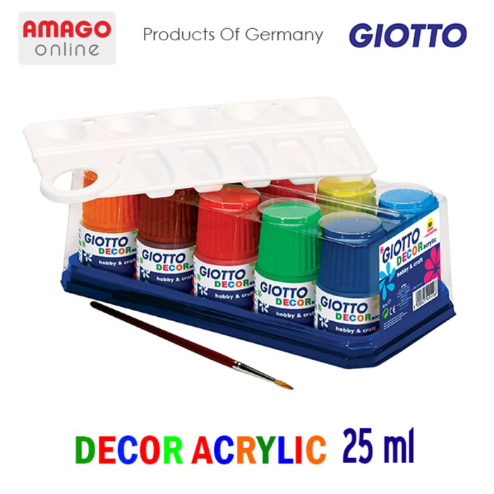 GIOTTO Decor Acrylic Cat Akrilik Dekorasi 25 ml - warna White - 538101