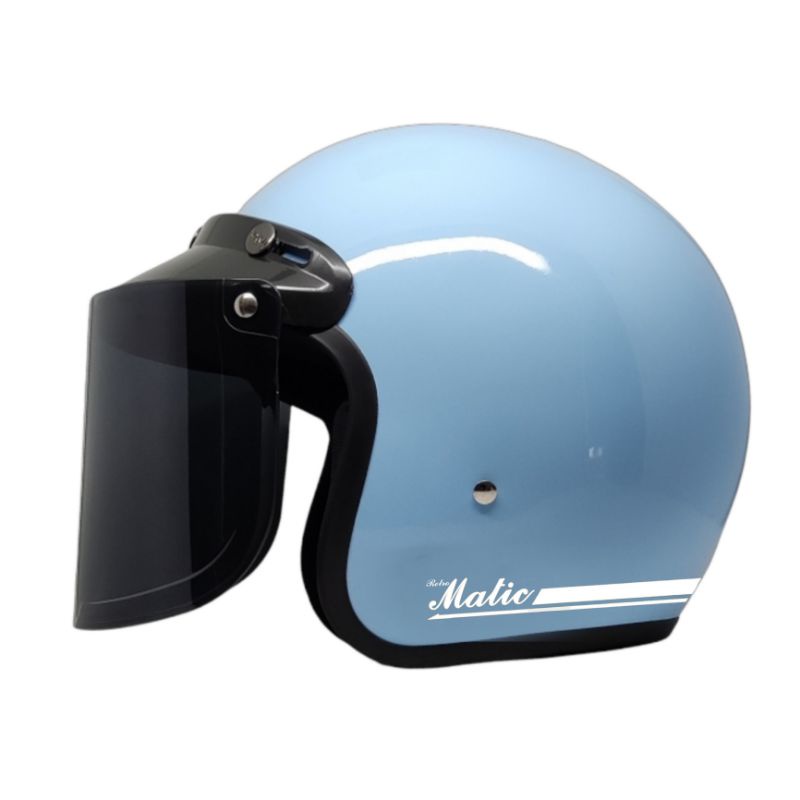 Helm Bogo Retro Matic Full Leher SNI Dewasa