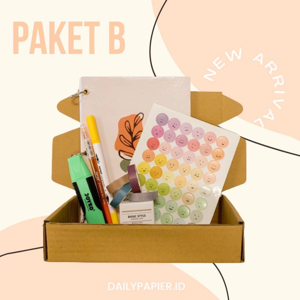 

PAKET B | PAKET NOTEBOOK CUSTOM | DAILYPAPIER.ID