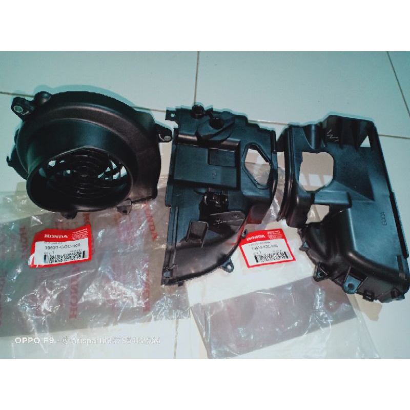 COVER MESIN SET KIPAS BEAT F1 ORIGINAL BARU