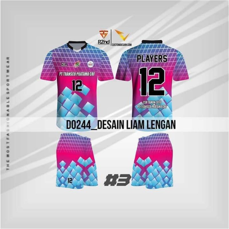 baju voli printing original regarsport