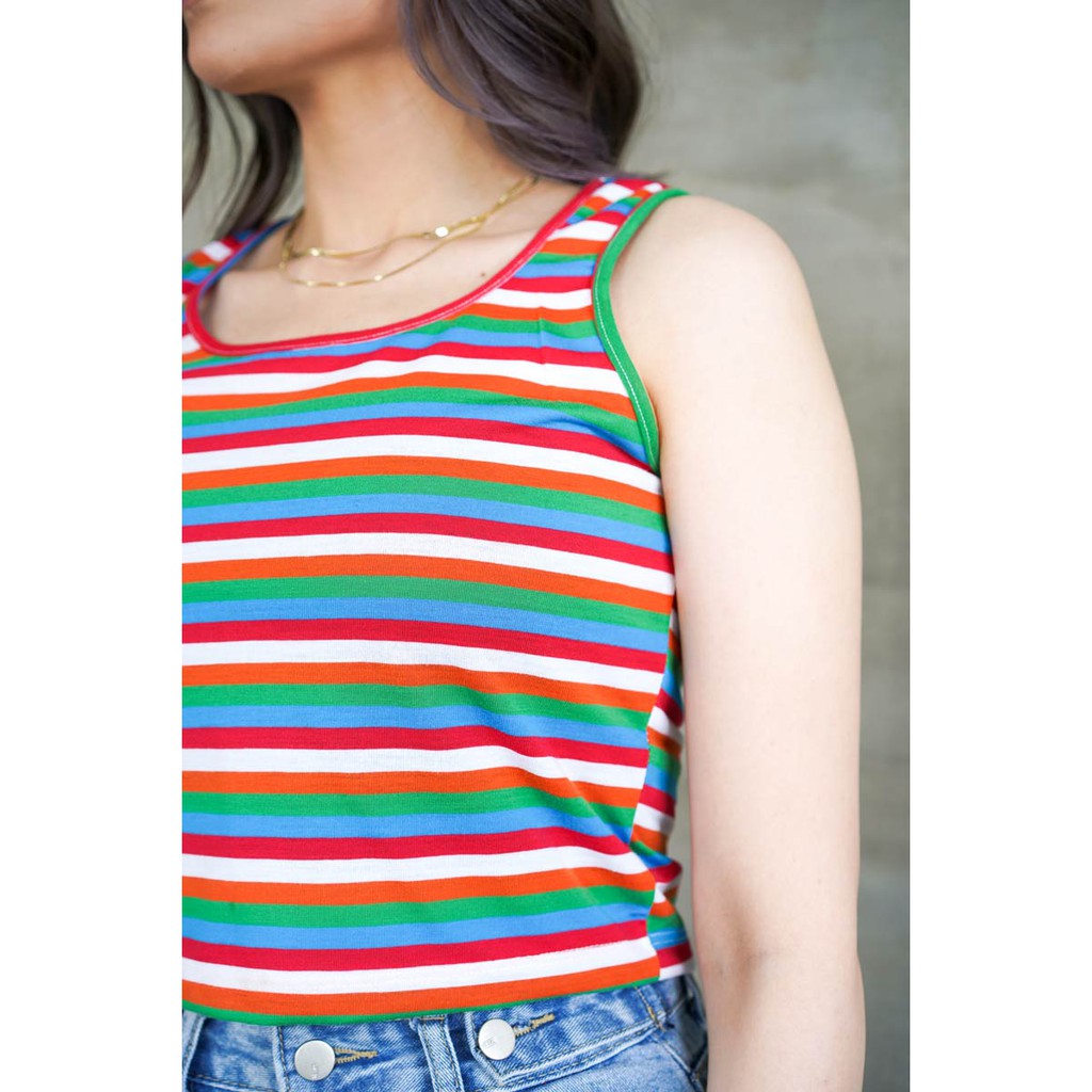 Popsicle Tanktop Atasan Tank Top Wanita