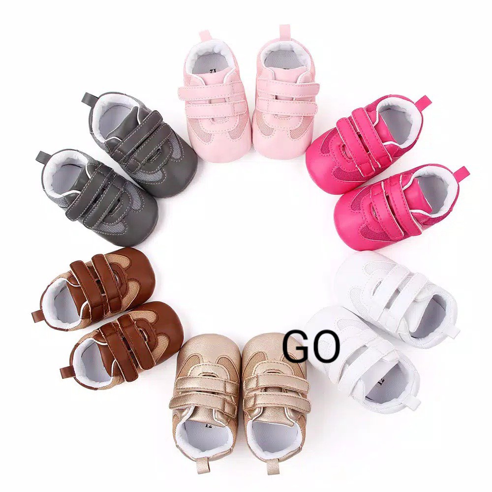 gos 2317 SPOTIFY ME Sepatu Anak Laki Sepatu Bayi Prewalker Shoes 0-18 bulan Import