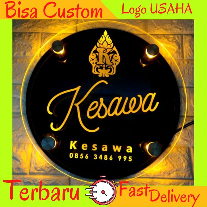 

LOGO USAHA/BISNIS AKRILIK | BISA CUSTOM | KUALITAS PREMIUM