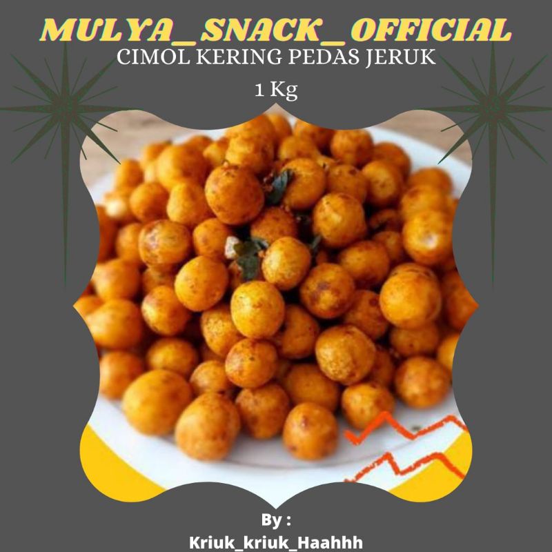 

CIMOL KERING pedas 1kg / Cimol pedas