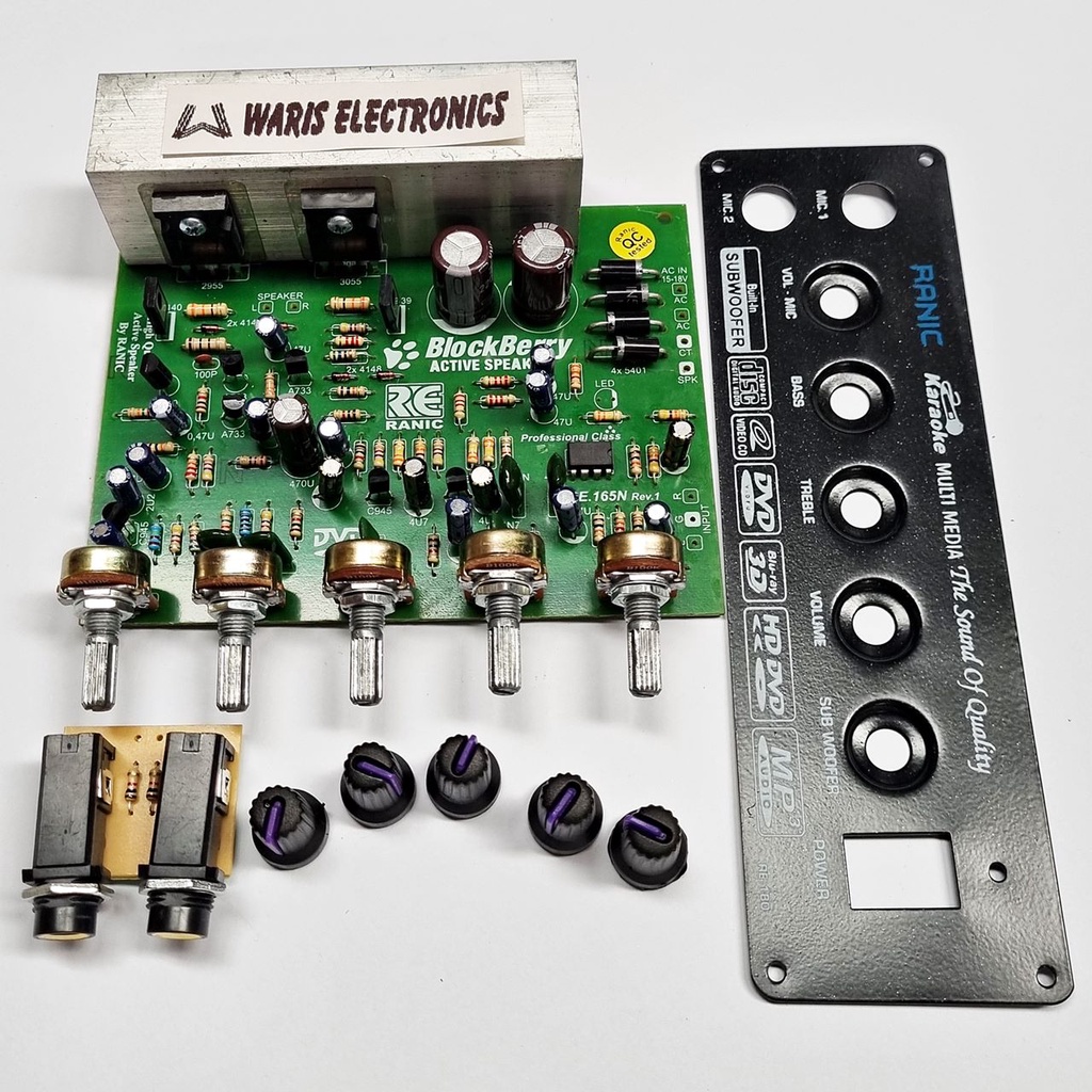 Kit Mesin Speaker Aktif Mono Amplifier 750W Block Berry